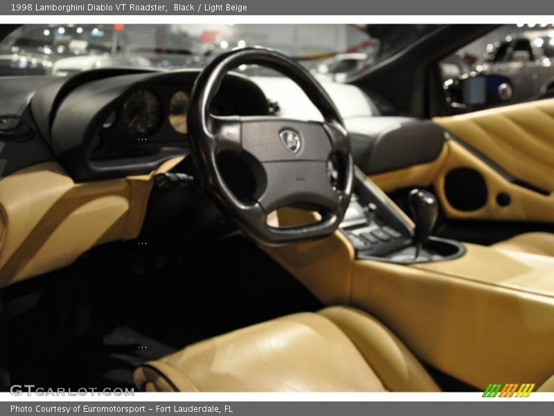 Black / Light Beige 1998 Lamborghini Diablo VT Roadster