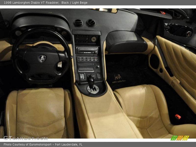 Black / Light Beige 1998 Lamborghini Diablo VT Roadster