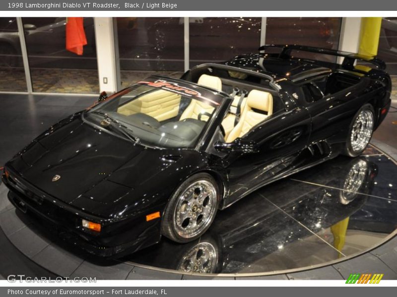 Black / Light Beige 1998 Lamborghini Diablo VT Roadster