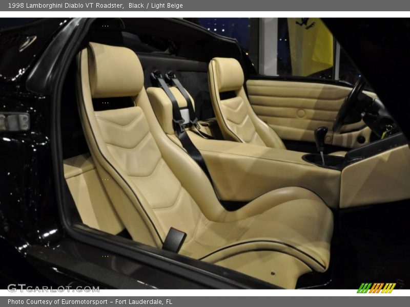Black / Light Beige 1998 Lamborghini Diablo VT Roadster