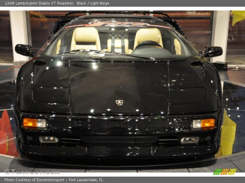 Black / Light Beige 1998 Lamborghini Diablo VT Roadster
