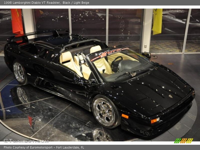 Black / Light Beige 1998 Lamborghini Diablo VT Roadster