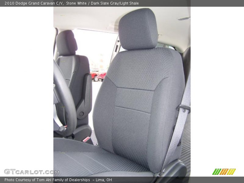Stone White / Dark Slate Gray/Light Shale 2010 Dodge Grand Caravan C/V