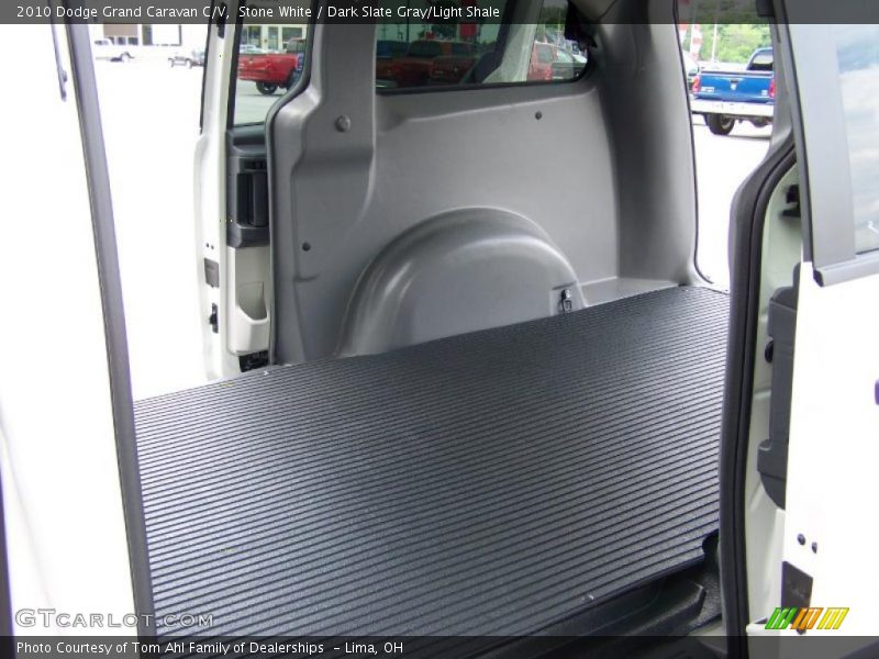 Stone White / Dark Slate Gray/Light Shale 2010 Dodge Grand Caravan C/V