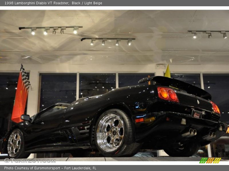 Black / Light Beige 1998 Lamborghini Diablo VT Roadster