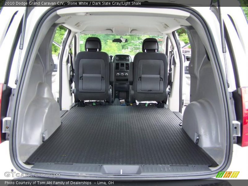 Stone White / Dark Slate Gray/Light Shale 2010 Dodge Grand Caravan C/V