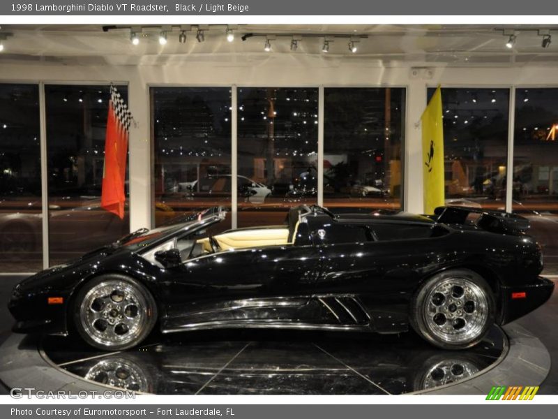 Black / Light Beige 1998 Lamborghini Diablo VT Roadster
