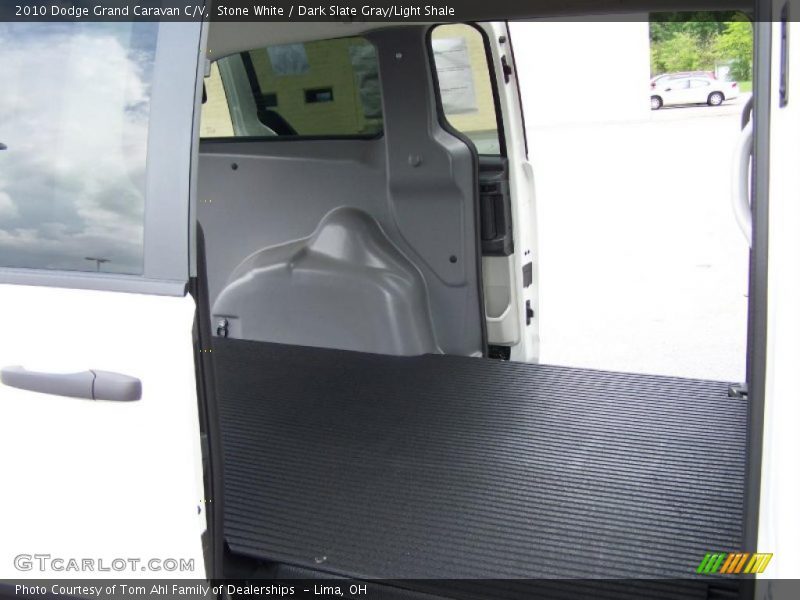 Stone White / Dark Slate Gray/Light Shale 2010 Dodge Grand Caravan C/V
