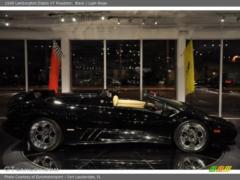 Black / Light Beige 1998 Lamborghini Diablo VT Roadster