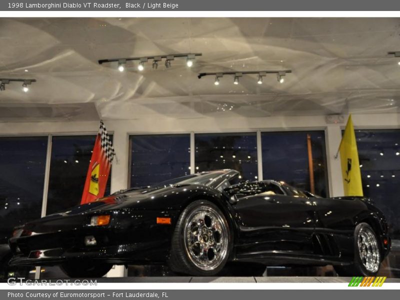 Black / Light Beige 1998 Lamborghini Diablo VT Roadster