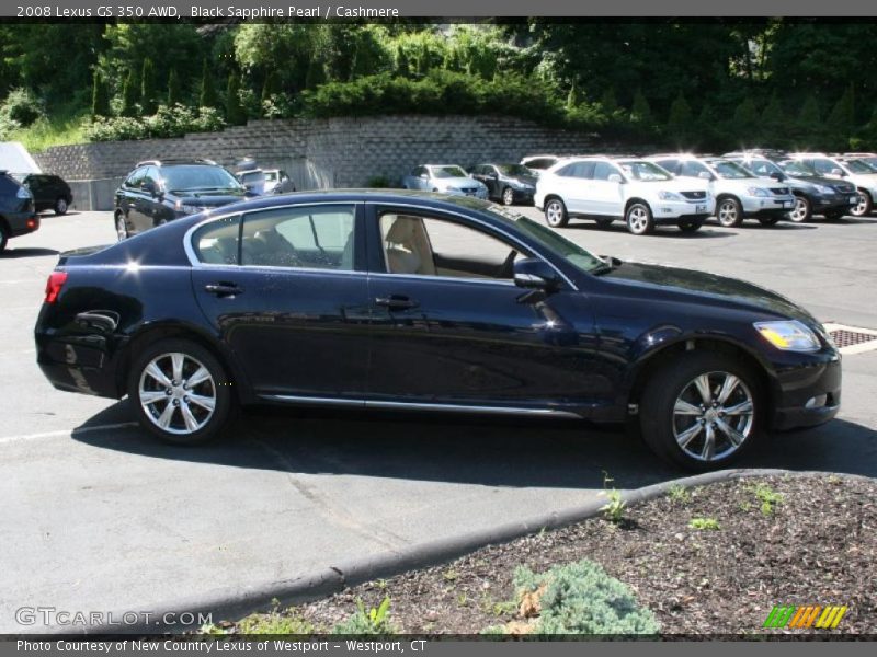 Black Sapphire Pearl / Cashmere 2008 Lexus GS 350 AWD