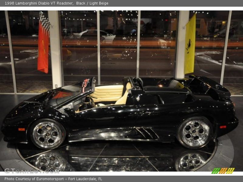 Black / Light Beige 1998 Lamborghini Diablo VT Roadster