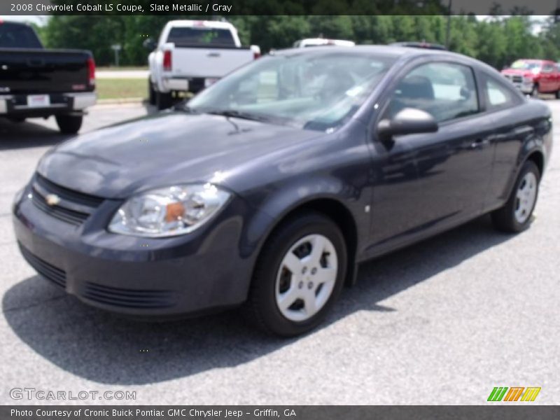 Slate Metallic / Gray 2008 Chevrolet Cobalt LS Coupe