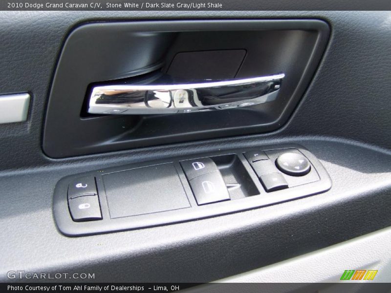Stone White / Dark Slate Gray/Light Shale 2010 Dodge Grand Caravan C/V