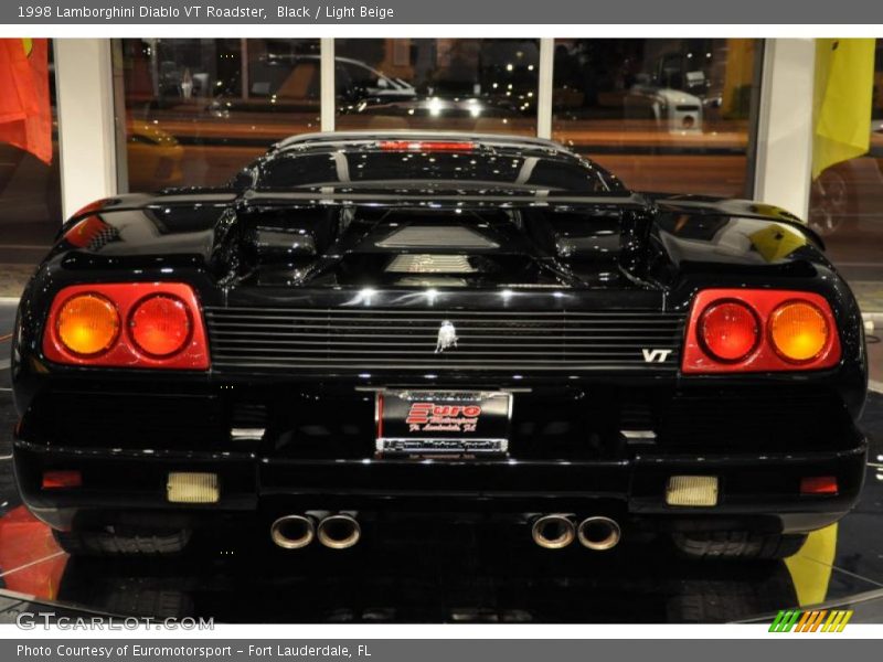 Black / Light Beige 1998 Lamborghini Diablo VT Roadster