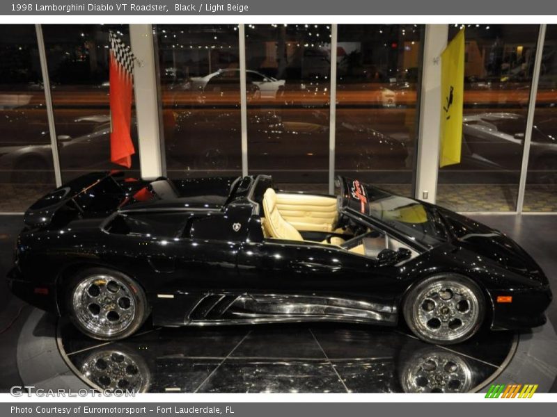 Black / Light Beige 1998 Lamborghini Diablo VT Roadster