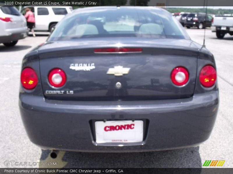 Slate Metallic / Gray 2008 Chevrolet Cobalt LS Coupe