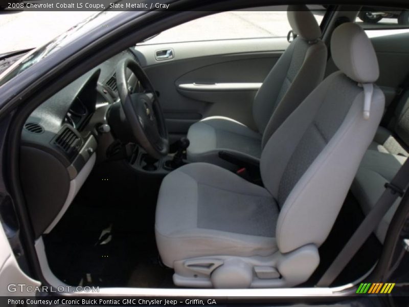Slate Metallic / Gray 2008 Chevrolet Cobalt LS Coupe