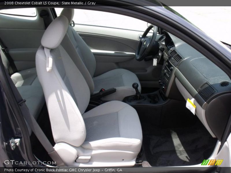 Slate Metallic / Gray 2008 Chevrolet Cobalt LS Coupe