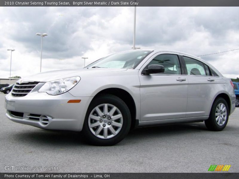 Bright Silver Metallic / Dark Slate Gray 2010 Chrysler Sebring Touring Sedan