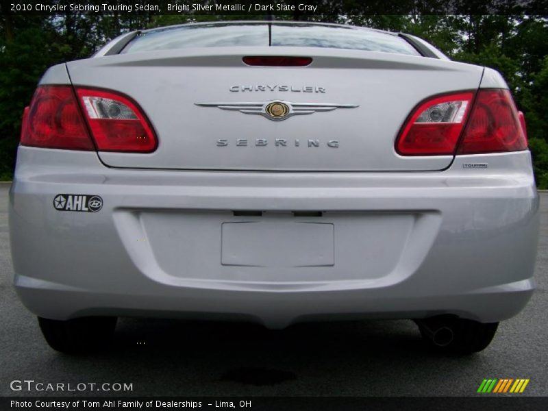 Bright Silver Metallic / Dark Slate Gray 2010 Chrysler Sebring Touring Sedan