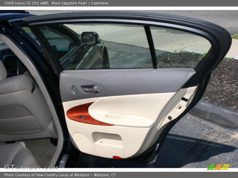 Black Sapphire Pearl / Cashmere 2008 Lexus GS 350 AWD