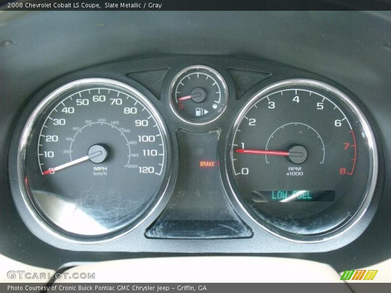 Slate Metallic / Gray 2008 Chevrolet Cobalt LS Coupe