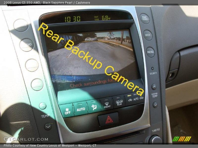 Black Sapphire Pearl / Cashmere 2008 Lexus GS 350 AWD