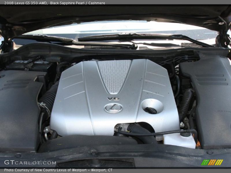 Black Sapphire Pearl / Cashmere 2008 Lexus GS 350 AWD
