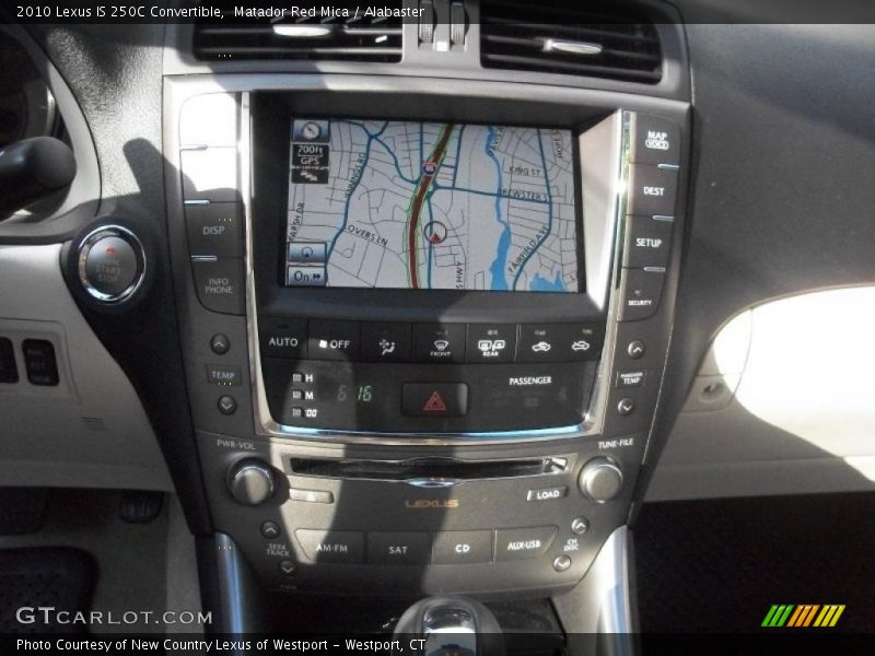 Matador Red Mica / Alabaster 2010 Lexus IS 250C Convertible