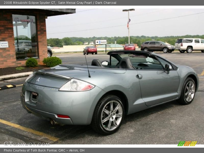 Satin Meisai Gray Pearl / Dark Charcoal 2008 Mitsubishi Eclipse Spyder GT