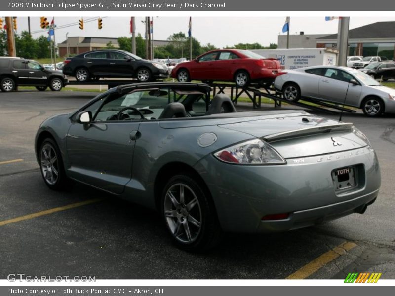 Satin Meisai Gray Pearl / Dark Charcoal 2008 Mitsubishi Eclipse Spyder GT