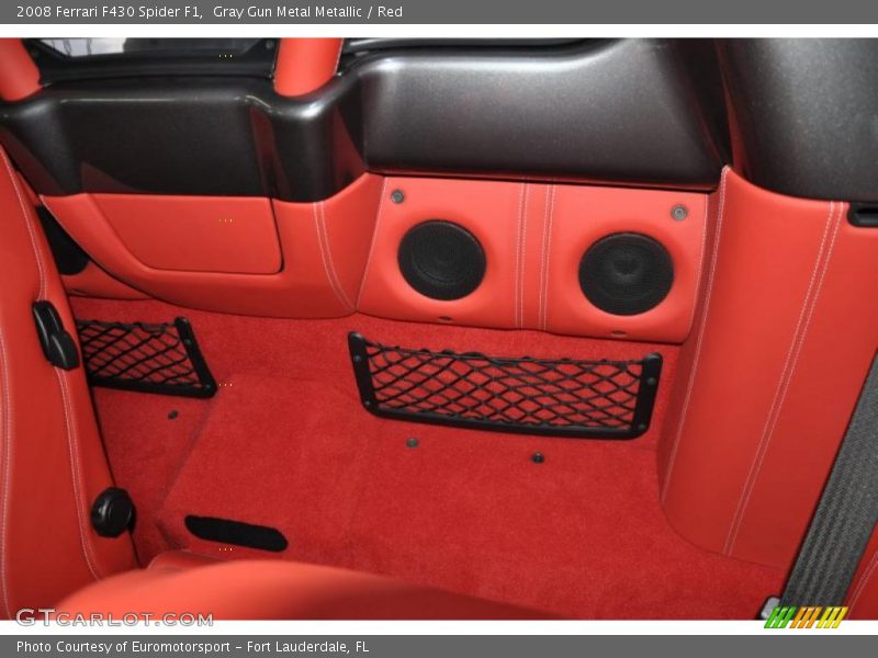 Gray Gun Metal Metallic / Red 2008 Ferrari F430 Spider F1