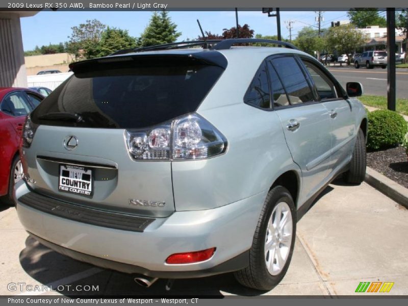 Bamboo Pearl / Light Gray 2009 Lexus RX 350 AWD