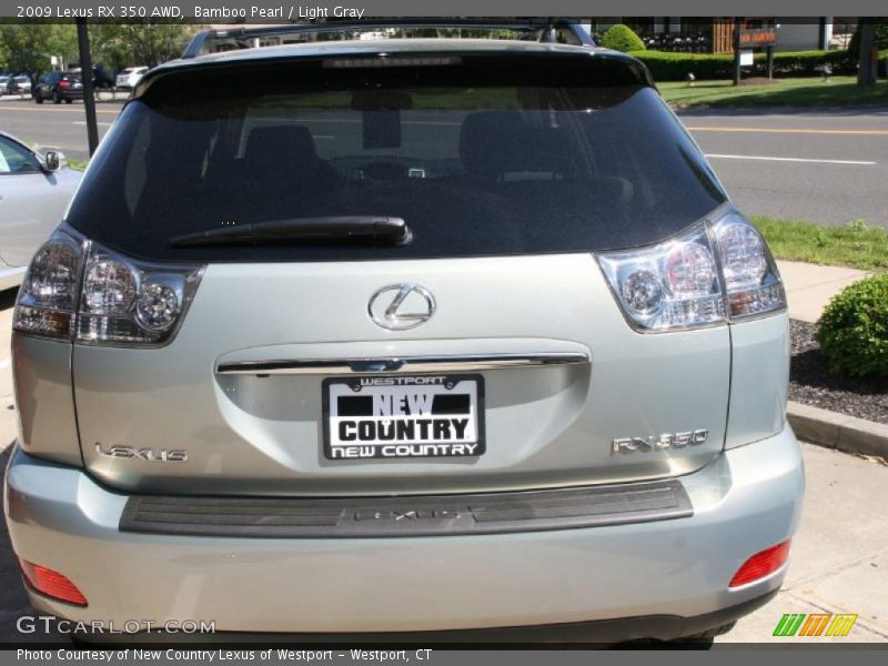 Bamboo Pearl / Light Gray 2009 Lexus RX 350 AWD