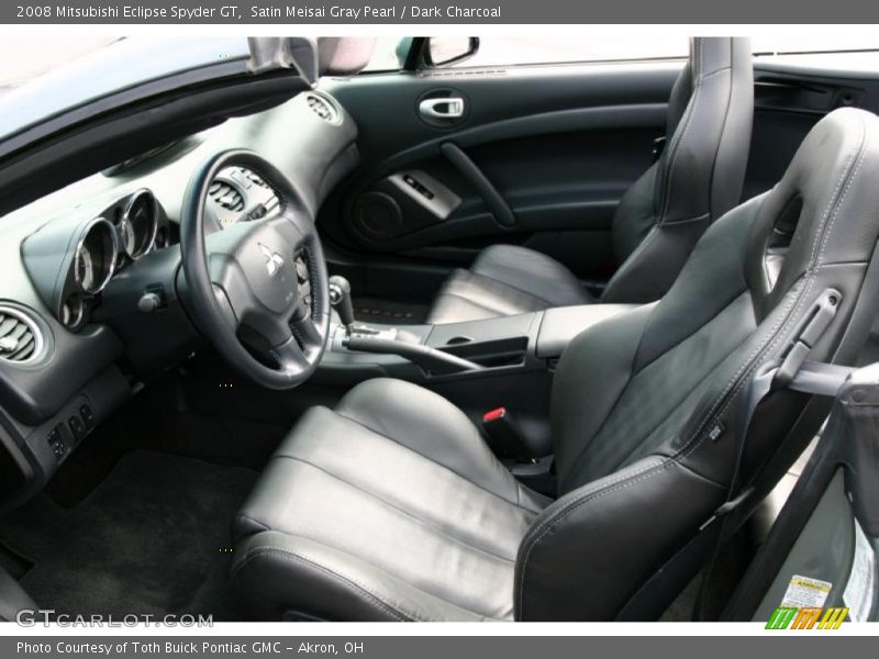 Satin Meisai Gray Pearl / Dark Charcoal 2008 Mitsubishi Eclipse Spyder GT