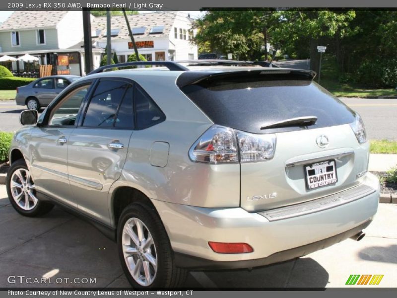 Bamboo Pearl / Light Gray 2009 Lexus RX 350 AWD