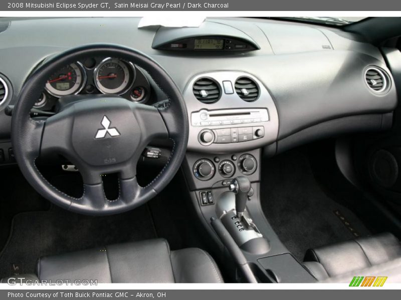 Satin Meisai Gray Pearl / Dark Charcoal 2008 Mitsubishi Eclipse Spyder GT