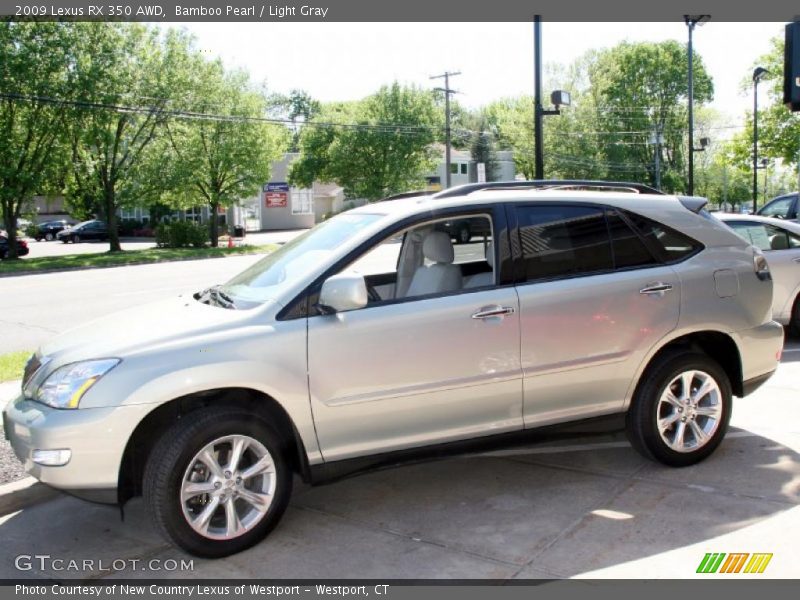 Bamboo Pearl / Light Gray 2009 Lexus RX 350 AWD