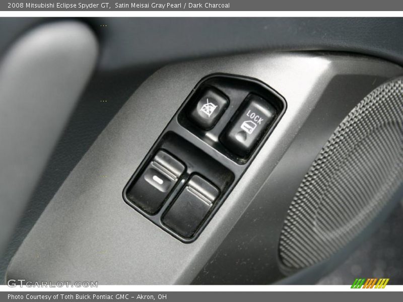 Satin Meisai Gray Pearl / Dark Charcoal 2008 Mitsubishi Eclipse Spyder GT