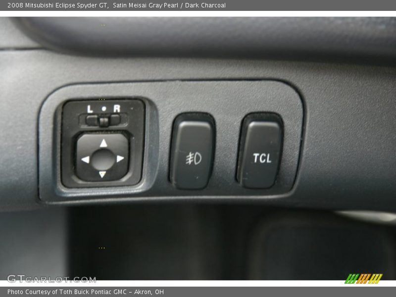 Satin Meisai Gray Pearl / Dark Charcoal 2008 Mitsubishi Eclipse Spyder GT