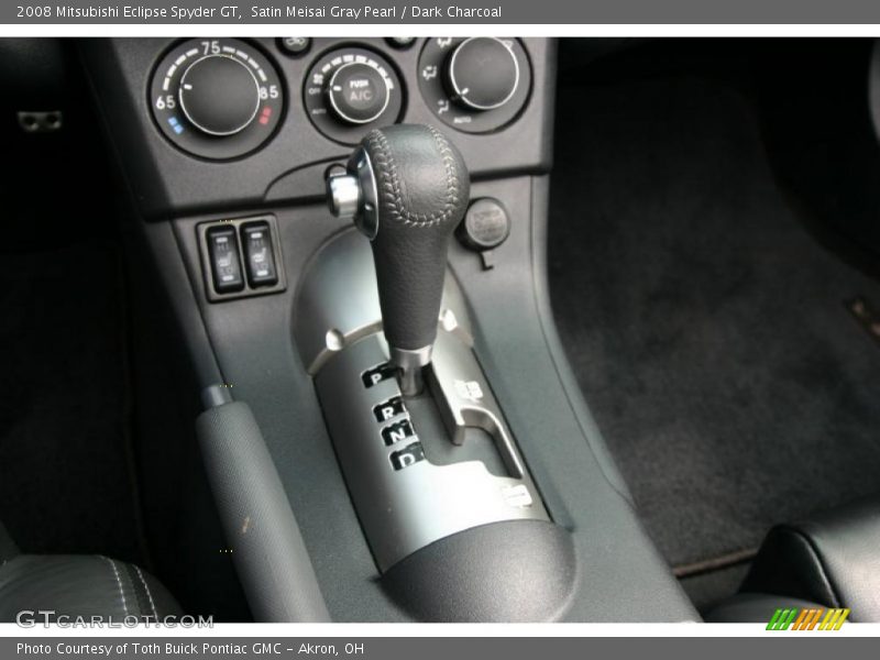 Satin Meisai Gray Pearl / Dark Charcoal 2008 Mitsubishi Eclipse Spyder GT