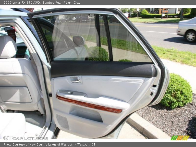 Bamboo Pearl / Light Gray 2009 Lexus RX 350 AWD