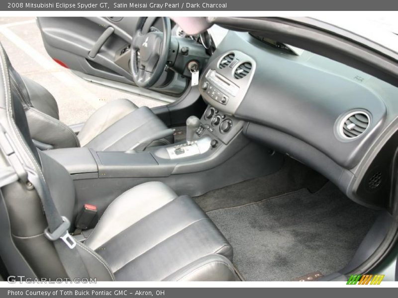 Satin Meisai Gray Pearl / Dark Charcoal 2008 Mitsubishi Eclipse Spyder GT