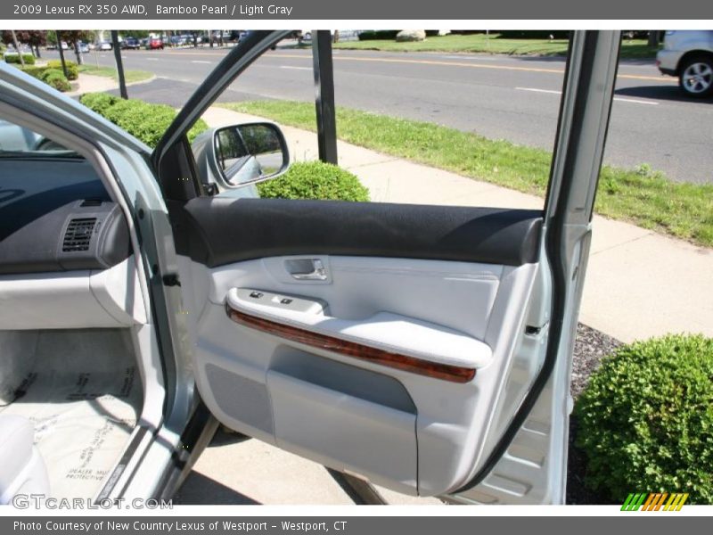 Bamboo Pearl / Light Gray 2009 Lexus RX 350 AWD