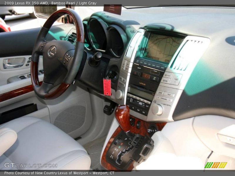 Bamboo Pearl / Light Gray 2009 Lexus RX 350 AWD