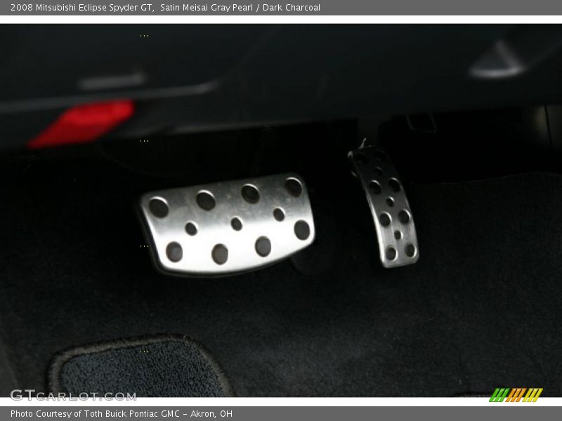 Satin Meisai Gray Pearl / Dark Charcoal 2008 Mitsubishi Eclipse Spyder GT