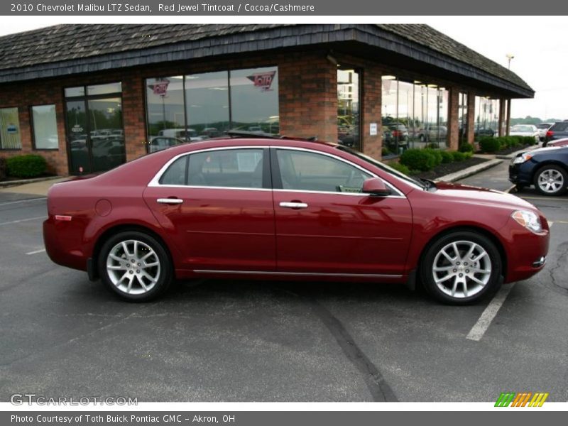 Red Jewel Tintcoat / Cocoa/Cashmere 2010 Chevrolet Malibu LTZ Sedan