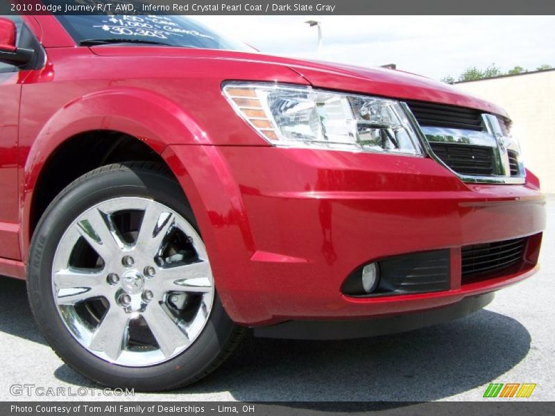 Inferno Red Crystal Pearl Coat / Dark Slate Gray 2010 Dodge Journey R/T AWD