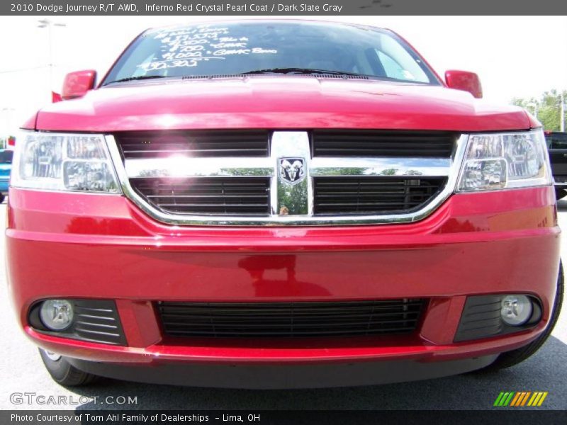 Inferno Red Crystal Pearl Coat / Dark Slate Gray 2010 Dodge Journey R/T AWD